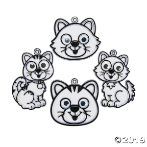 Kitty Suncatchers with Googly Eyes (24 Piece(s))