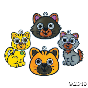Kitty Suncatchers with Googly Eyes (24 Piece(s))