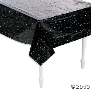 Space Party Stars Plastic Tablecloth (1 Piece(s))