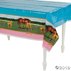 Horse Party Plastic Tablecloth (1 Piece(s))