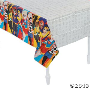 DC Superhero Girls Plastic Tablecloth (1 Piece(s))