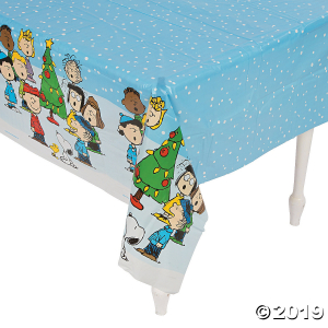 Peanuts® Christmas Plastic Tablecloth (1 Piece(s))