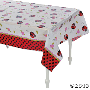 Little Ladybug Plastic Tablecloth (1 Piece(s))