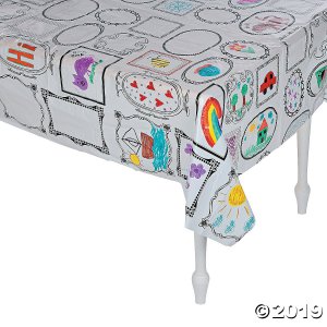 Artist Party Plastic Tablecloth (1 Piece(s))