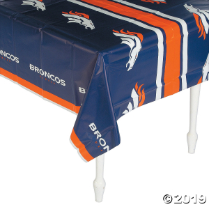 NFL® Denver Broncos Plastic Tablecloth (1 Piece(s))