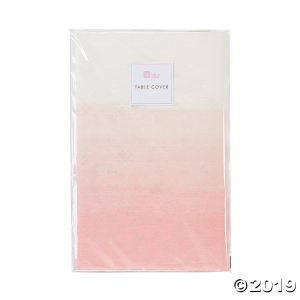 Pink Ombre Paper Tablecloth (1 Piece(s))