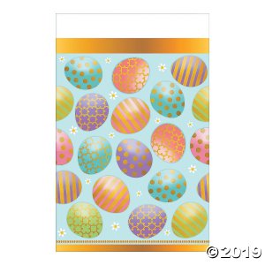 Golden Easter Tablecloth (1 Piece(s))