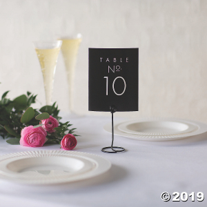 Black Formal Table Numbers 1-24 (1 Unit(s))