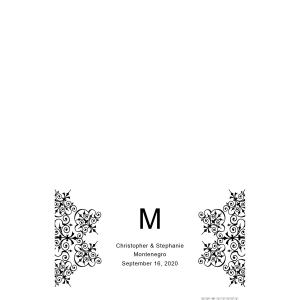 Personalized Monogram Table Runner (1 Piece(s))