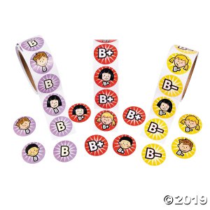 300 Grade B Stickers (3 Roll(s))