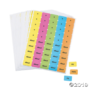 Sight Word Stickers  201-300 (50 Sheet(s))