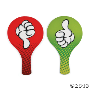 Thumbs Up/Thumbs Down Classroom Paddles (24 Piece(s))