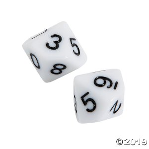 10 Sided Dice (10 Piece(s))