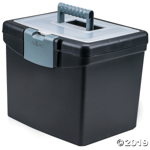 Storex Portable File Box with XL Storage Lid (1 Piece(s))