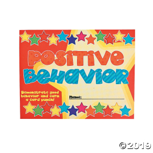 Good Behavior Punch Cards (30 Piece(s))
