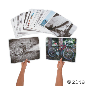 Past & Present Photo Learning Cards (60 Piece(s))