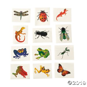 Insect & Reptile Tattoos (72 Piece(s))