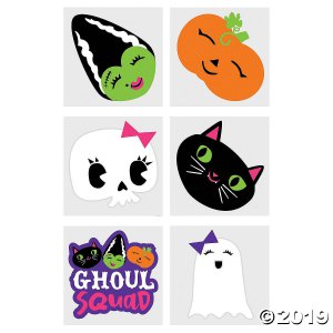 Squad Ghouls Temporary Tattoos (72 Piece(s))