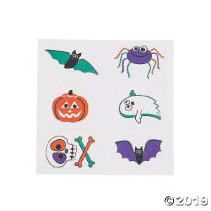 Halloween Icon Temporary Tattoos (72 Piece(s))