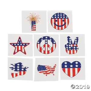 Patriotic Tattoos (72 Piece(s))