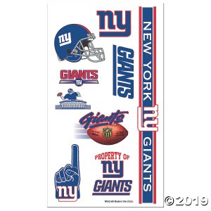 NFL® New York Giants Tattoos (7 Piece(s))