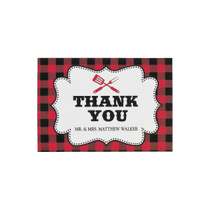 Personalized I Do BBQ Thank You Cards (10 Piece(s))