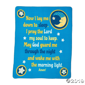 Bedtime Prayer Fleece Blanket (1 Piece(s))