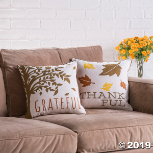 Thankful & Grateful Pillow Set (1 Set(s))