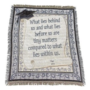 Personalized What Lies Within Graduation Throw
