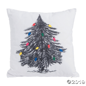 Light-Up Christmas Tree Pillow (1 Piece(s))