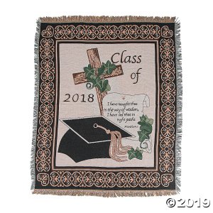 Class of 2018 Religious Graduation Throw (1 Piece(s))