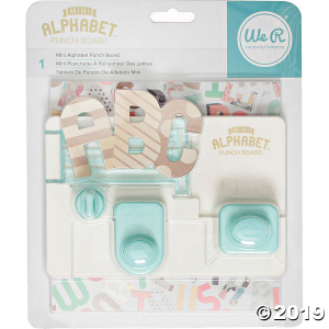 We R Memory Keepers Mini Alphabet Punch Board) (1 Piece(s))