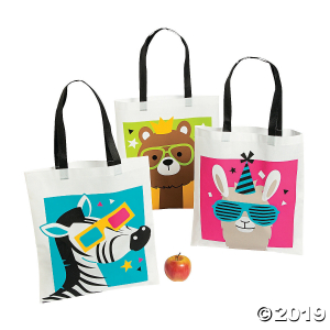 Party Animal Tote Bags (Per Dozen)