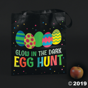 Large Neon Easter Tote Bags (Per Dozen)