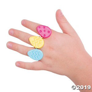 Easter Egg Rings (24 Piece(s))