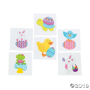 Easter Character Tattoos (72 Piece(s))