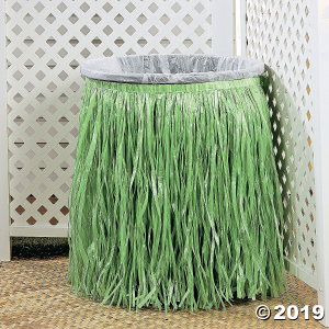 Hula Skirt Plastic Trash Can Cover