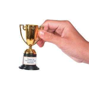 Personalized Goldtone Trophies (24 Piece(s))