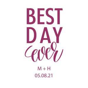 Best Day Ever Personalized Plastic Cups (50 Piece(s))