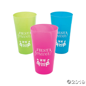 Fiesta Plastic Tumblers (Per Dozen)