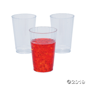 Clear Round Plastic Tumblers (16 Piece(s))