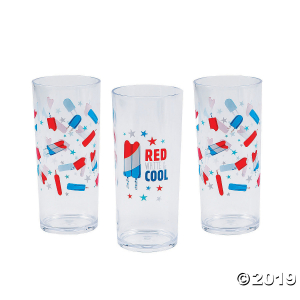 Patriotic Pop Plastic Glasses (1 Set(s))