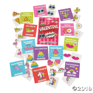 Valentine Stationery Set Surprise Blind Bags (Per Dozen)