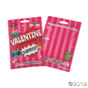 Valentine Stationery Set Surprise Blind Bags (Per Dozen)