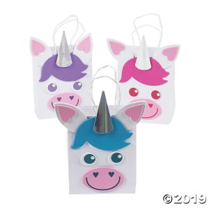 Unicorn Treat Bag Craft Kit (Makes 25)