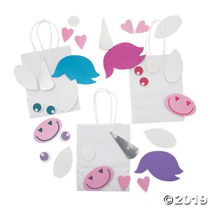 Unicorn Treat Bag Craft Kit (Makes 25)