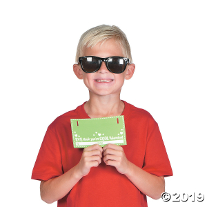Valentine Cards with Glasses (Per Dozen)