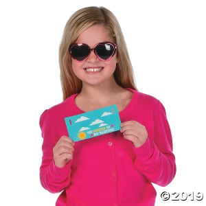 Valentine Cards with Heart Glasses (12 Piece(s))
