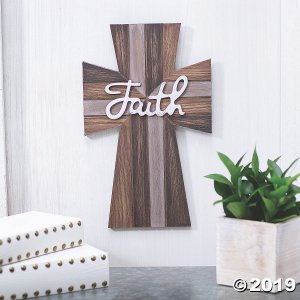 Faith Rustic Wall Cross (1 Piece(s))