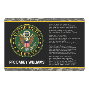 Personalized U.S. Army® Plaque (1 Piece(s))